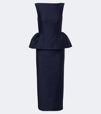 Roland Mouret Roland Mouret Peplum taffeta cocktail dress