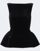 Roland Mouret Roland Mouret Peplum velvet top - 1