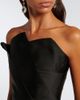 Roland Mouret Roland Mouret Pleated taffeta corset top - 3