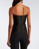 Roland Mouret Roland Mouret Pleated taffeta corset top - 4