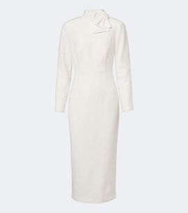 Roland Mouret Roland Mouret Ramie and silk jacquard cocktail dress