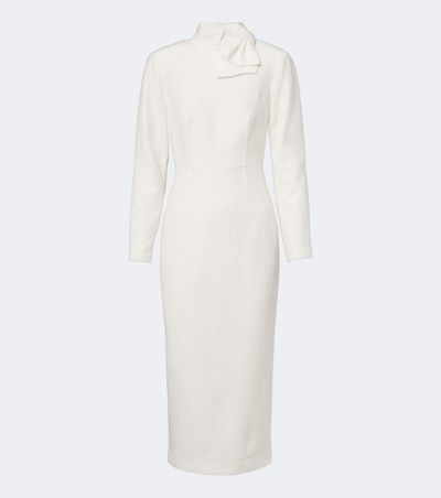 Roland Mouret Roland Mouret Ramie and silk jacquard cocktail dress