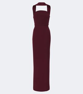 Roland Mouret Roland Mouret Scarf-detail bustier gown