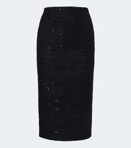 Roland Mouret Roland Mouret Sequined bouclé pencil skirt