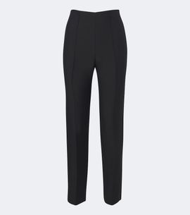 Roland Mouret Roland Mouret Wool and silk cropped slim pants