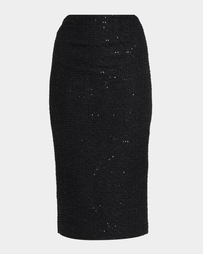 Roland Mouret Sequin Boucle Midi Pencil Skirt