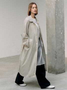ROLAROLA Belt Trench Casual Jacket [Gray]