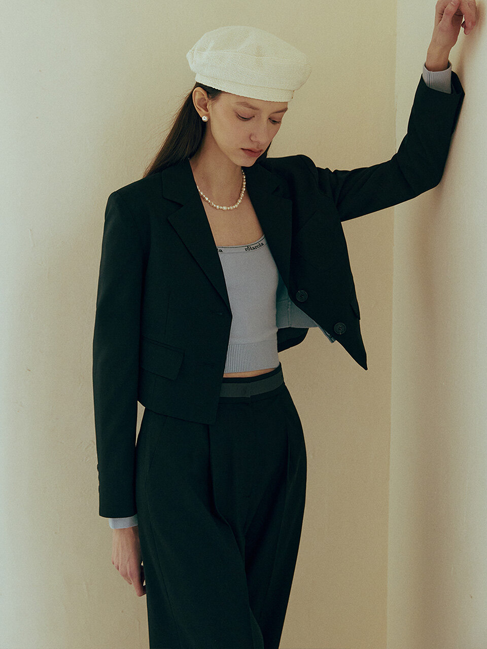 ROLAROLA Cropped Jacket_Black
