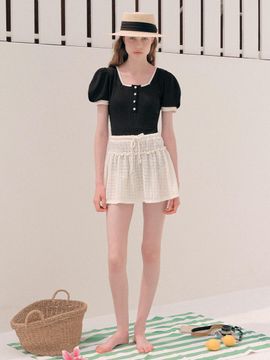 ROLAROLA Frill Cover Up Swim Skirt