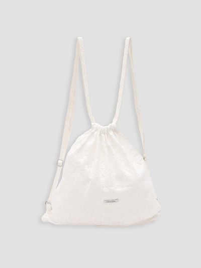 ROLAROLA LACE STRING BACKPACK [IVORY]