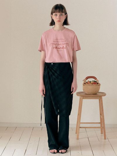 ROLAROLA Layered Wrap Skirt - Black