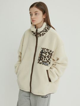 ROLAROLA Leopard Fleece Jumper