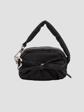 ROLAROLA RIBBON MINI BAG KEYRING [BLACK]