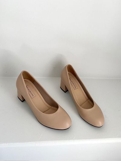 ROLL ON THE CLOUD Cerise Round Pumps_3 Colors