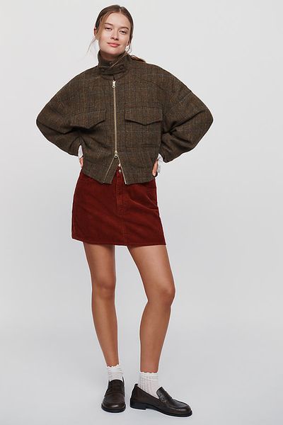 Rolla's 90s Relaxed Corduroy Mini Skirt