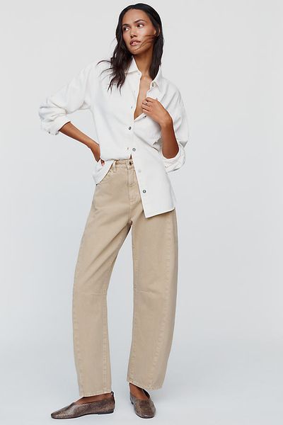 Rolla's Arc High-Rise Barrel-Leg Jeans