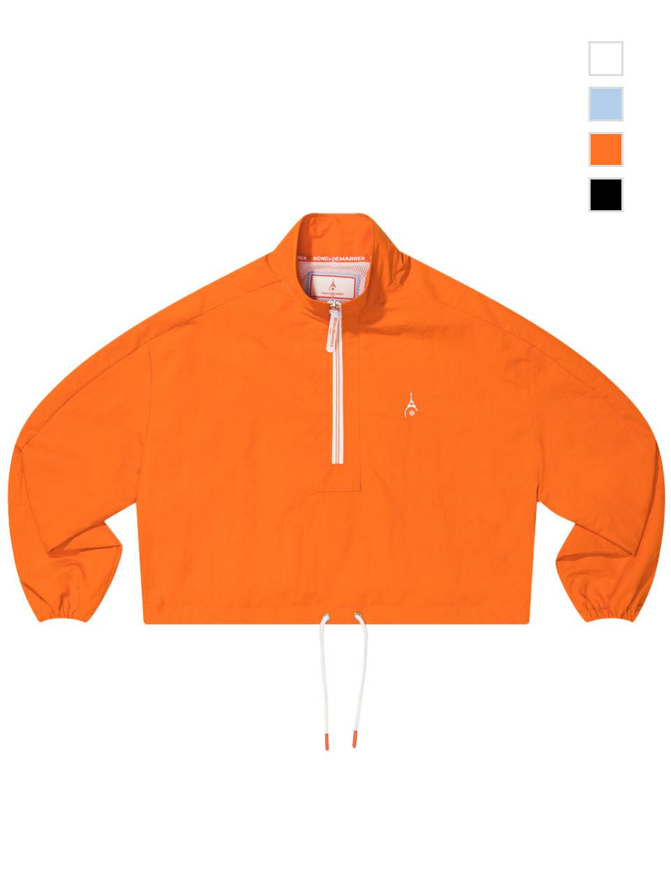 ROND&DEMARRER [Women's] Meyer Tennis Cropped Half-Zip Windbreaker