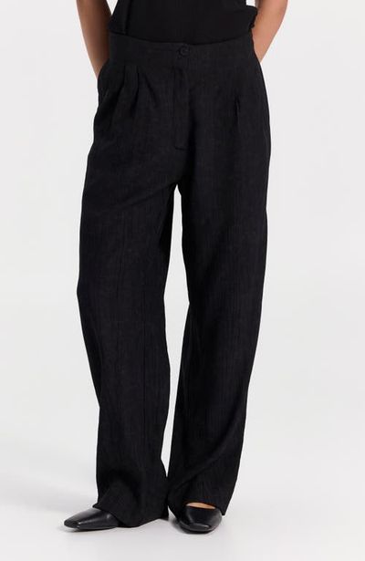 Ronen Chen Ronen Chen Textured Straight-Leg Pants