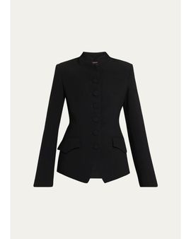 Ronny Kobo Alec Slim Crepe Jacket