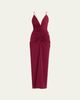 Ronny Kobo Anya Ruched Tissue Jersey Column Gown - 1