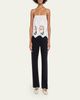 Ronny Kobo Blaire Floral-Embroidered Cotton Top - 2