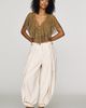 Ronny Kobo Devi High-Rise Barrel-Leg Pants - 1
