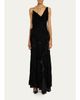 Ronny Kobo Gwen Draped Velvet Burnout Maxi Dress - 2