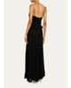 Ronny Kobo Gwen Draped Velvet Burnout Maxi Dress - 3