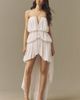 Ronny Kobo High-Low Tiered Mini Dress - 1