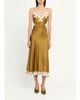 Ronny Kobo Men's Lalita Stretch-Silk A-Line Midi Dress - 2