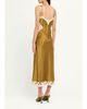 Ronny Kobo Men's Lalita Stretch-Silk A-Line Midi Dress - 3