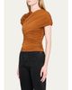 Ronny Kobo Montana Ruched Cap-Sleeve Top - 4