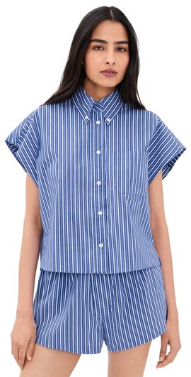 Ronny Kobo Ronny Kobo Carmena Top Cobalt Stripe