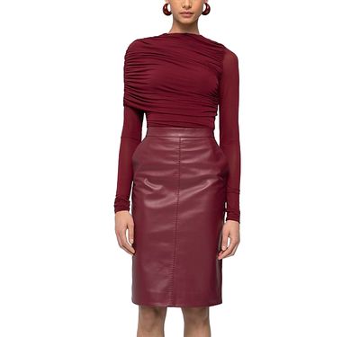 Ronny Kobo Ronny Kobo Dorian Leather Skirt