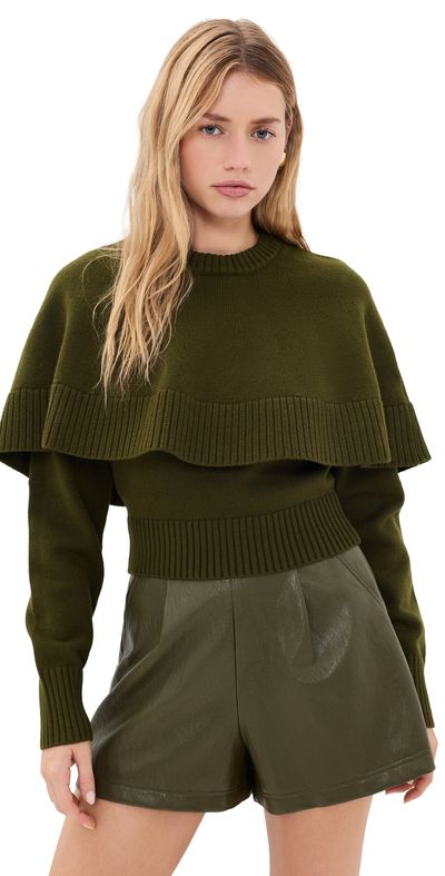 Ronny Kobo Ronny Kobo Evian Knit Top Olive