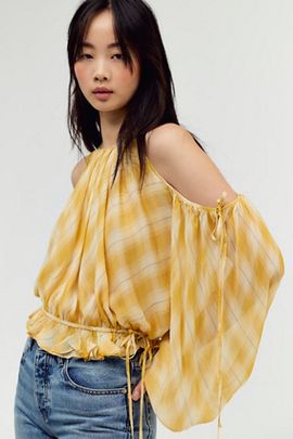 Ronny Kobo Ronny Kobo Kiera Cold-Shoulder Top