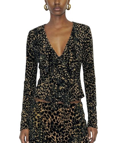 Ronny Kobo Ronny Kobo Marian Ruffled Blouse