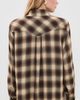 Ronny Kobo Ronny Kobo Tatie Button Down Shirt Brown Multi - 3