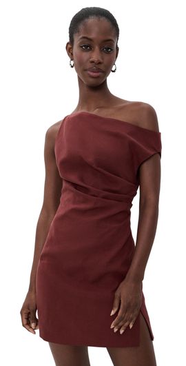 Ronny Kobo Ronny Kobo Winnie Mini Dress Burgundy