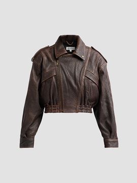 Ronny Kobo Ronny Kobo Women's Medea Leather Crop Jacket
