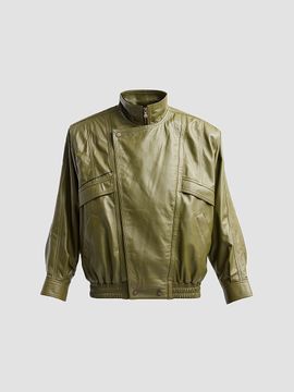Ronny Kobo Ronny Kobo Women's Shanaya Leather Bomber Jacket