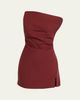 Ronny Kobo Winnie One-Shoulder Draped Mini Dress - 1