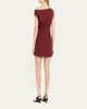 Ronny Kobo Winnie One-Shoulder Draped Mini Dress - 3