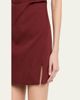 Ronny Kobo Winnie One-Shoulder Draped Mini Dress - 5