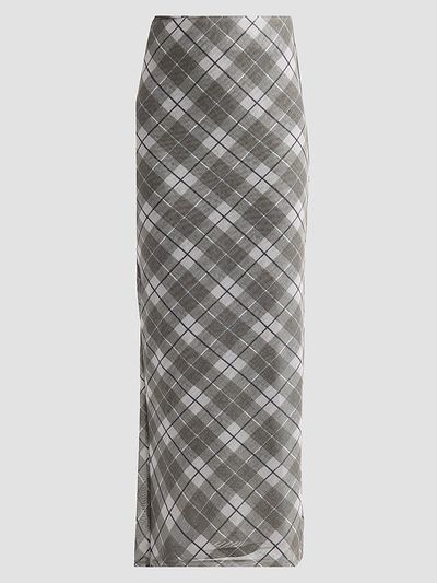 Ronny Kobo Women's Azana Plaid Maxi Skirt