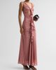 Ronny Kobo Women's Carnelian Ruffle Cut Out Maxi Dress - 5
