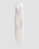 Ronny Kobo Women's Charon Fringe Maxi Dress - 1