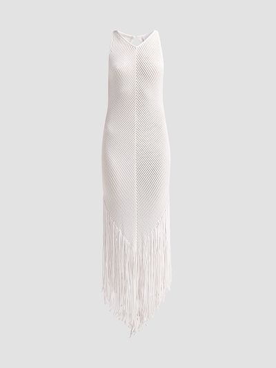 Ronny Kobo Women's Charon Fringe Maxi Dress