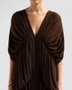 Ronny Kobo Women's Damier Tiered Draped Maxi Dress - 5