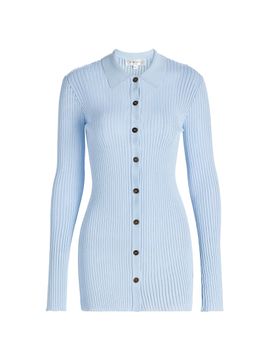 Ronny Kobo Women's Denzel Rib-Knit Cardigan